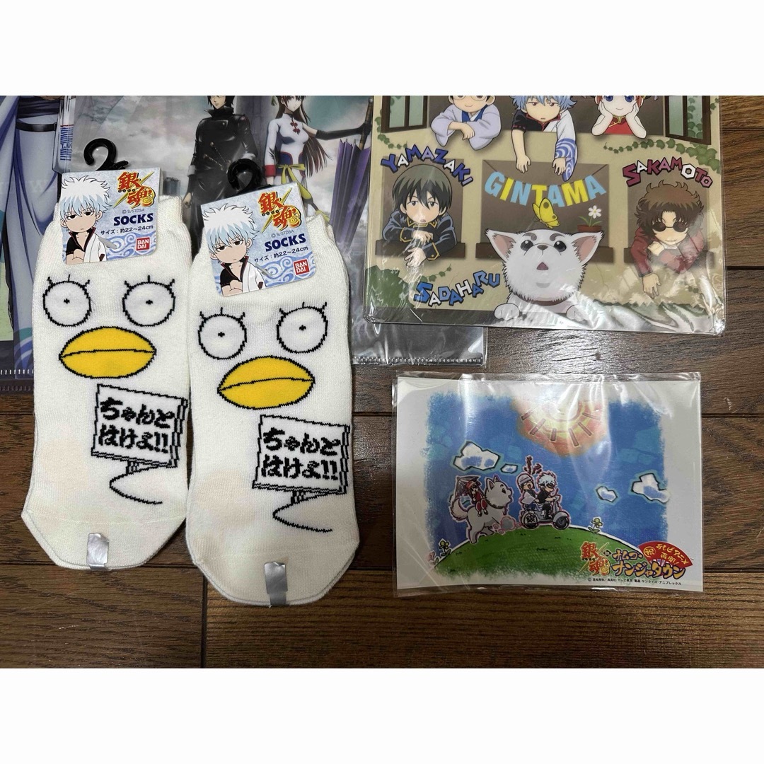 銀魂 エリザベス 靴下 ポストカード クリアファイル 下敷きの通販 by