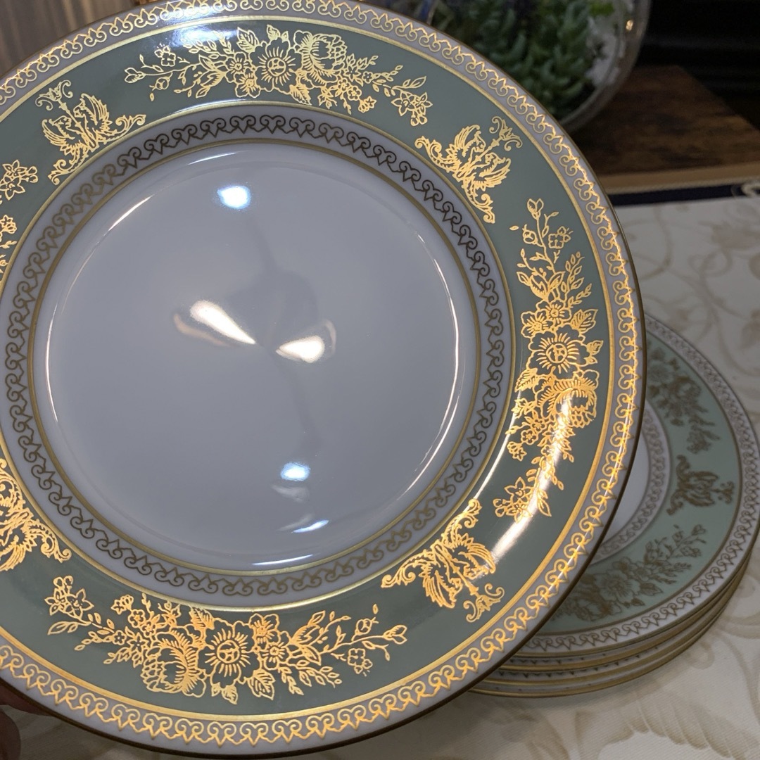 WEDGWOOD - 未使用ウェッジウッド コロンビア セージグリーン 15.5cm