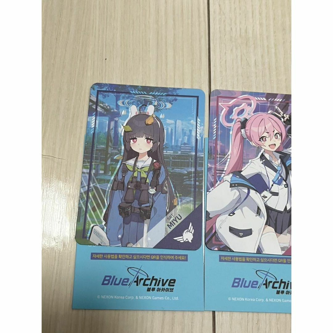 日本未発売韓国限定】公式ブルーアーカイブ＊2.5周年＊ARカード 5枚