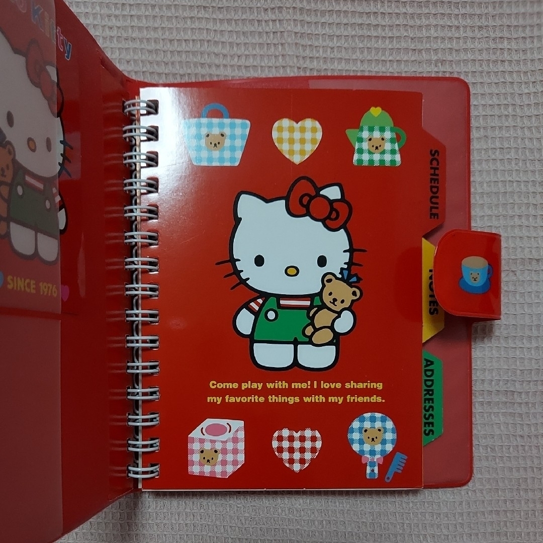 ハローキティ - ハローキティ 平成レトロ 書き込み式スケジュールの