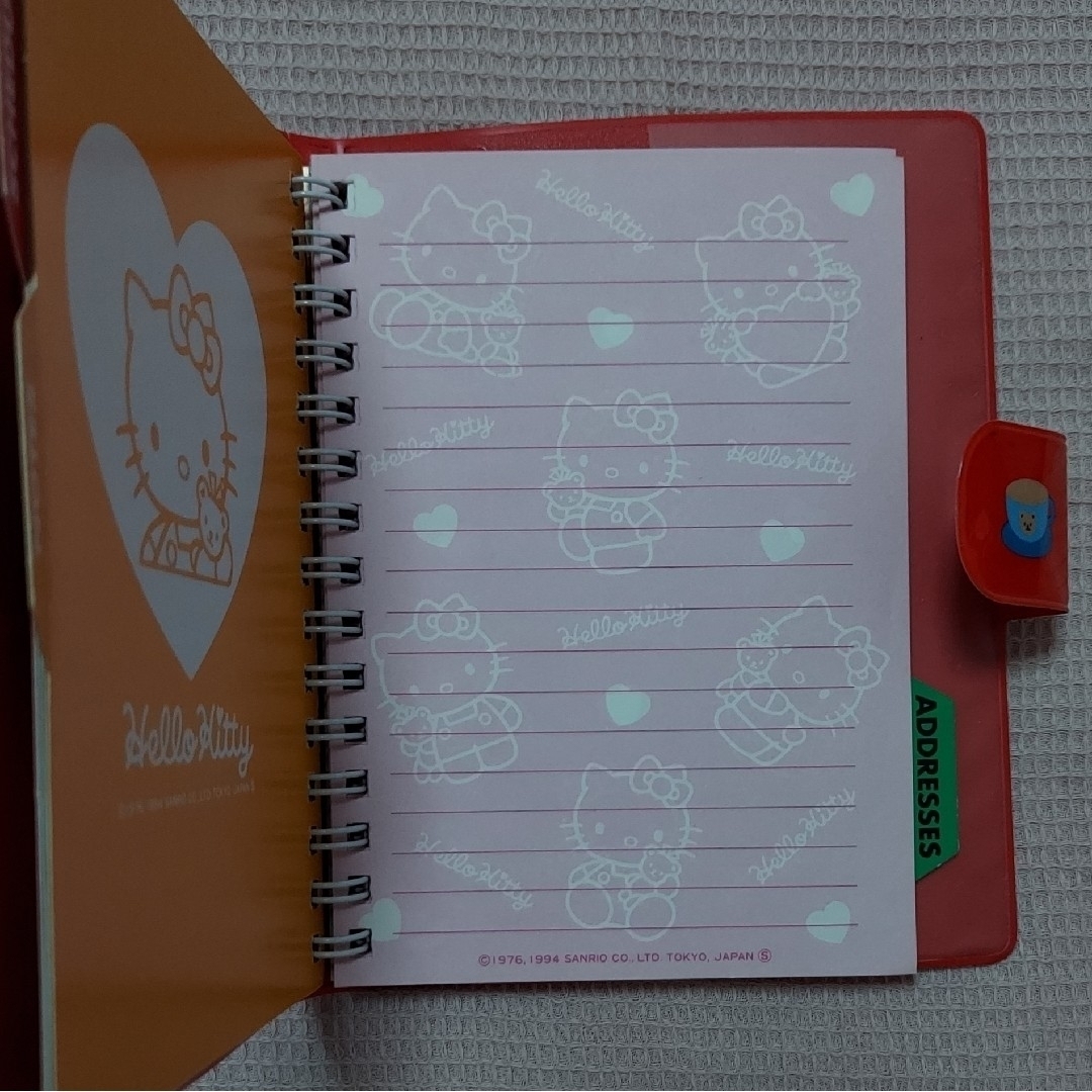 ハローキティ - ハローキティ 平成レトロ 書き込み式スケジュールの