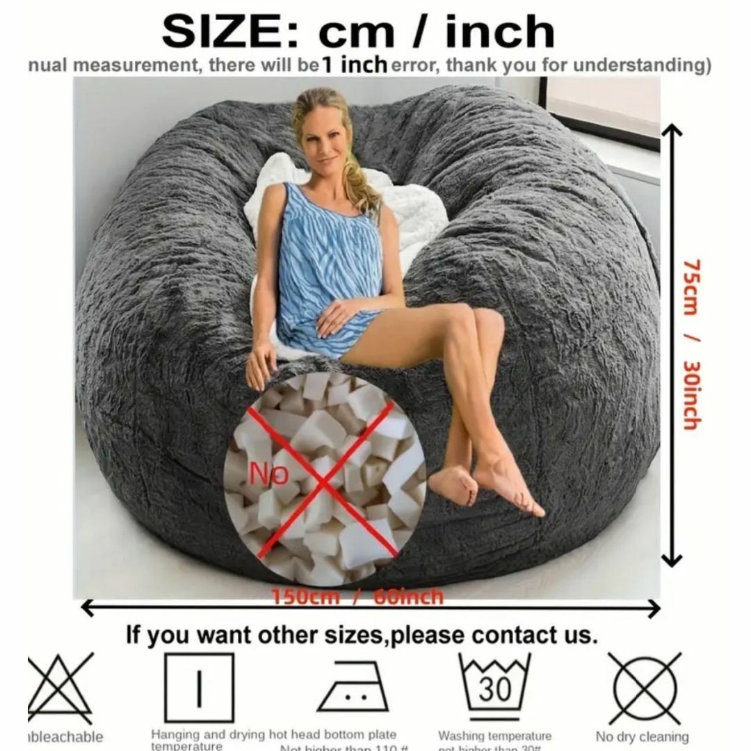 ビーズクッション 座椅子 座布団 人をダメにするソファー 豆袋 軽量