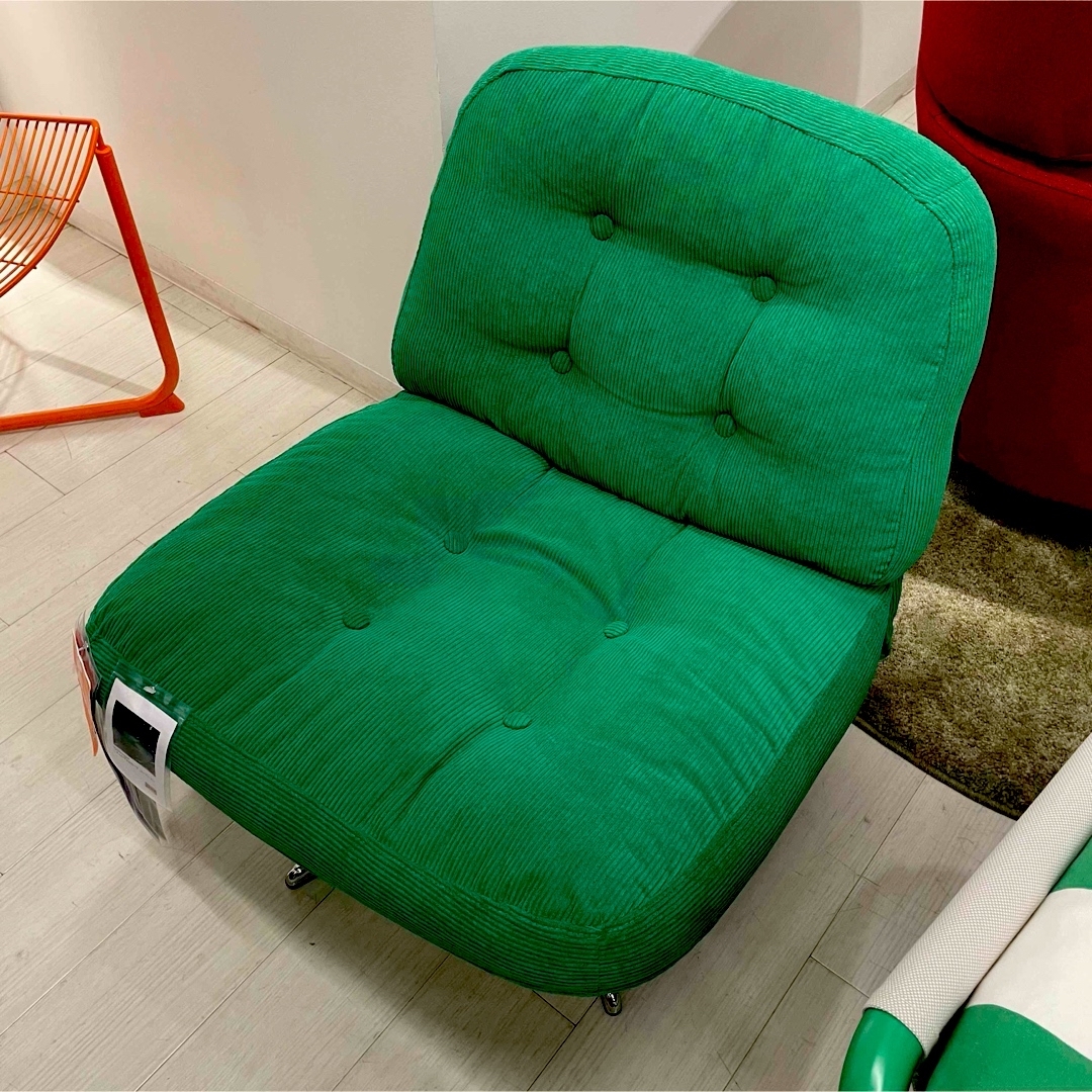 IKEA - 【新品/未開封】IKEA イケア 一人掛けソファ 緑 椅子