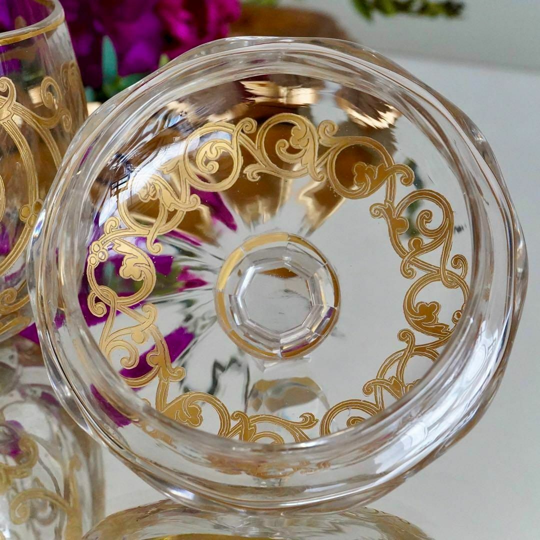 Baccarat - 希少☆24金彩☆美品オールドサンルイ☆クリュニー☆ボンボ