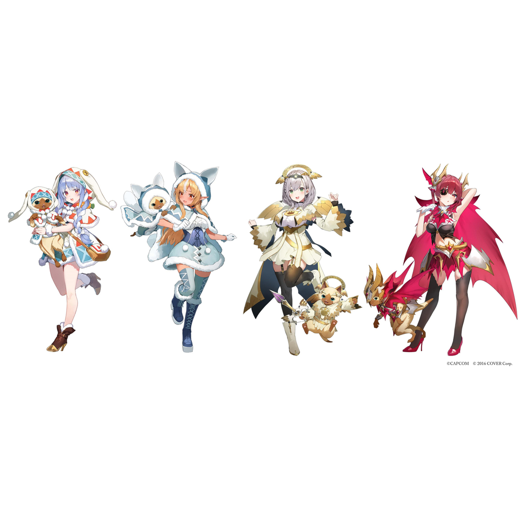 hololive - 【カプとれ限定】モンハン×ホロライブ タペストリー 全4種