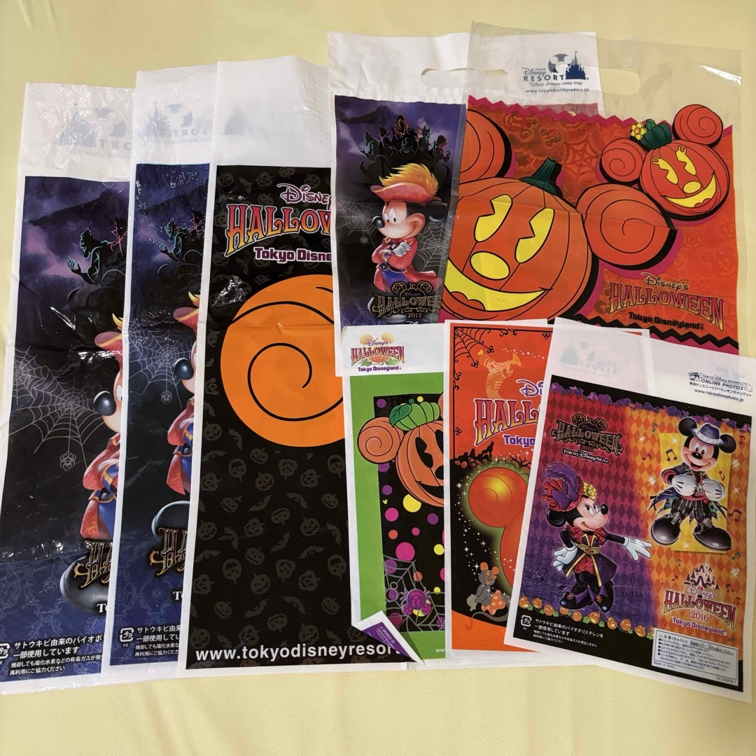 Disney - ディズニーリゾート ショップ袋 ハロウィン 8枚セットの通販
