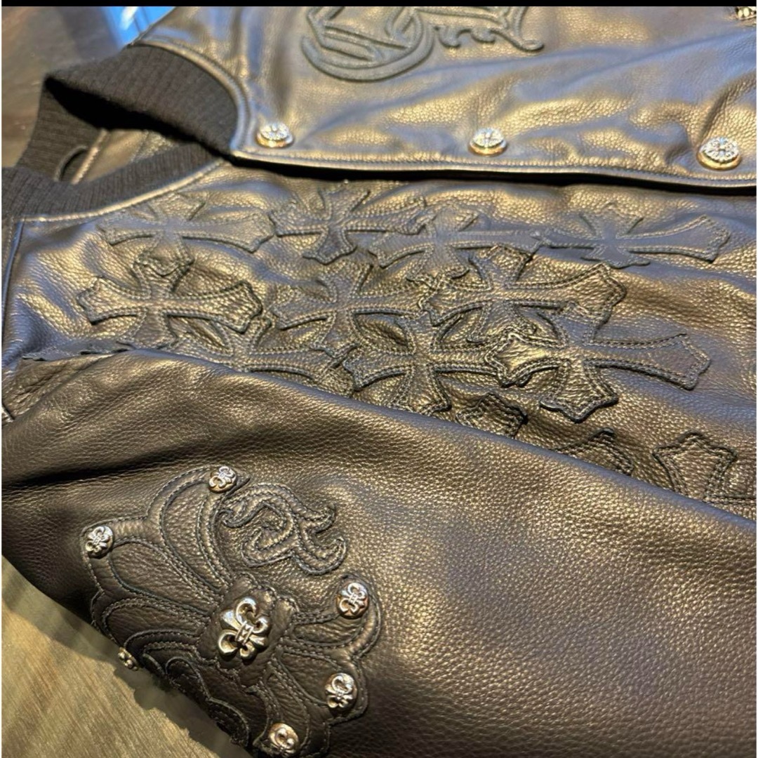 Chrome Hearts - クロムハーツ オールレザーレターマン スペシャル