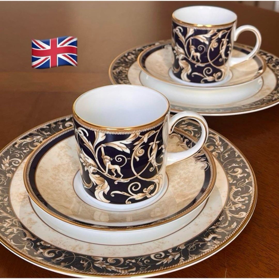 WEDGWOOD - 【レア美品】ウェッジウッド☆コーヌコピア☆トリオ ペアの