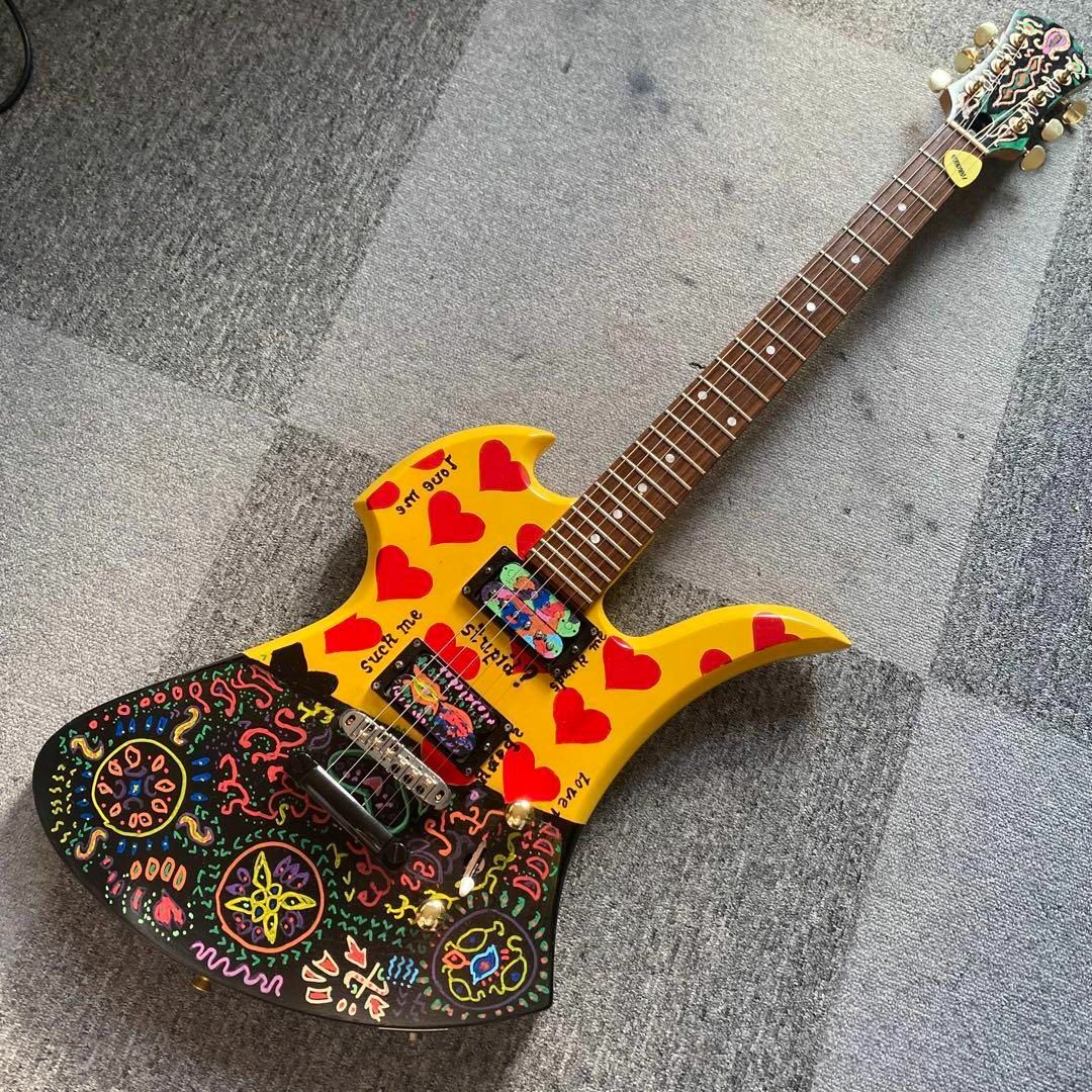 TARGET FERNANDES hideモデルカラー！イエローハートサイケ柄！の通販