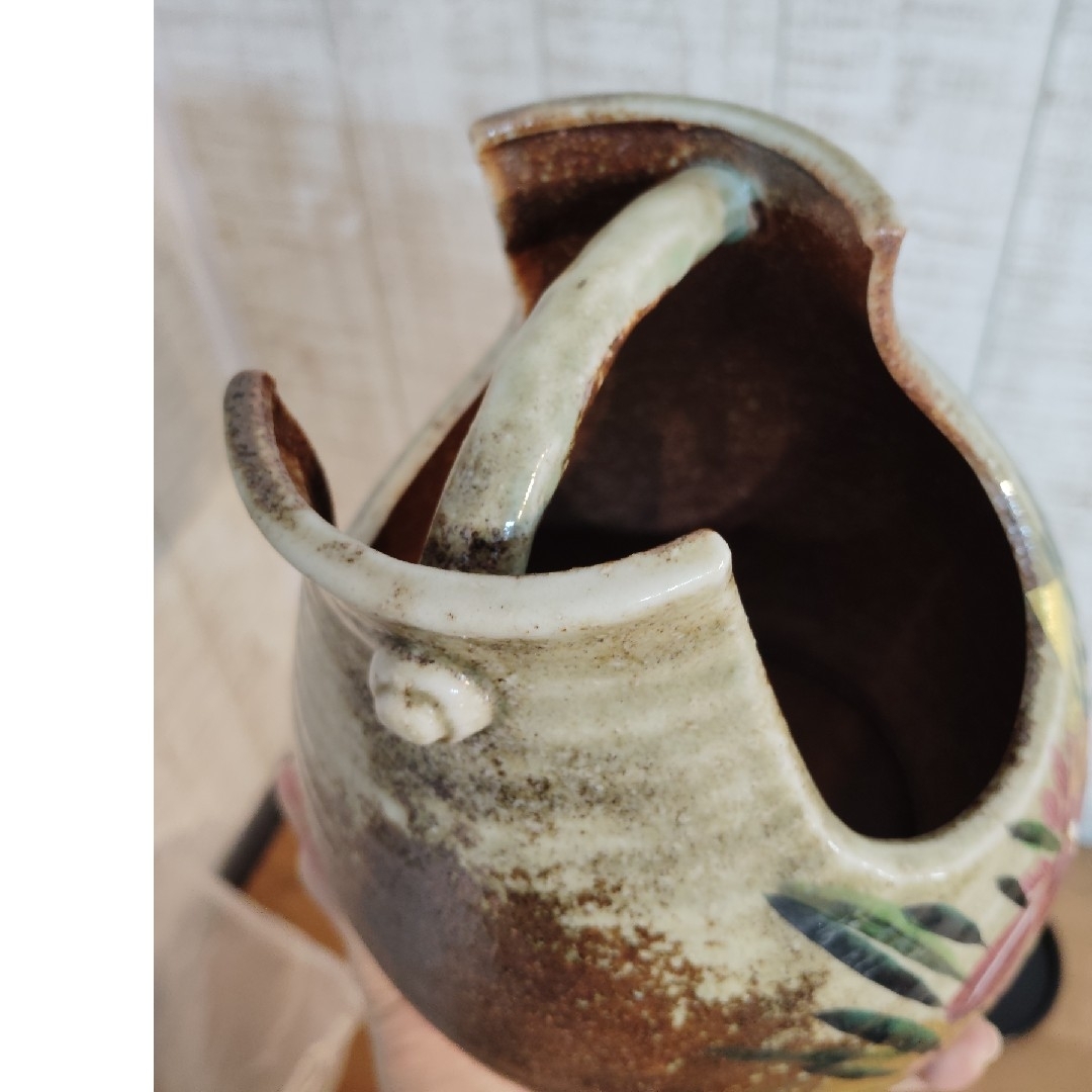 九谷焼 手桶花瓶 金彩あやめ 玉竜作 新品 未使用 花瓶 花器の通販 by