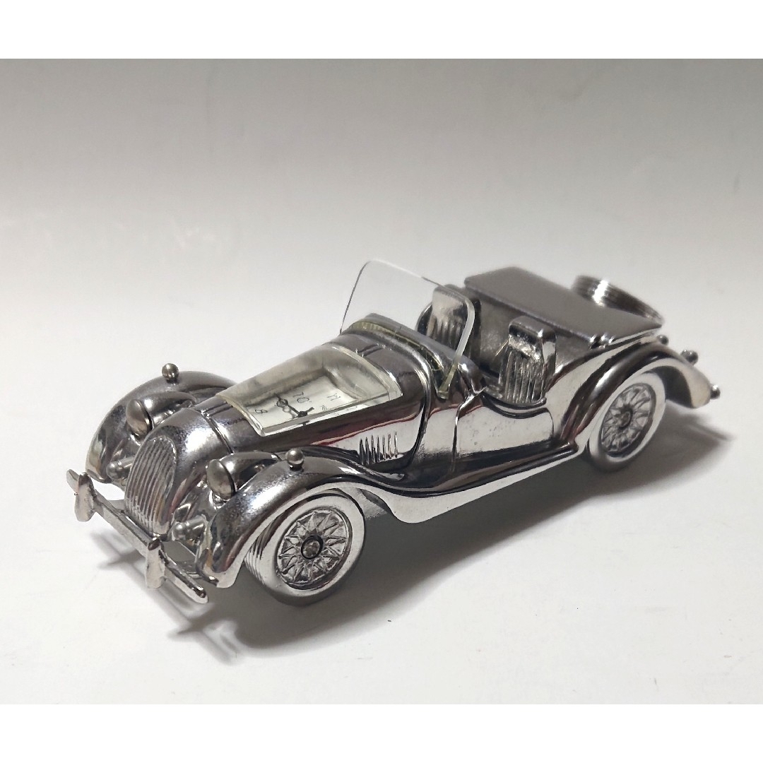 金属製クラシックカー置き時計 1/43スケール 当時物 希少 貴重