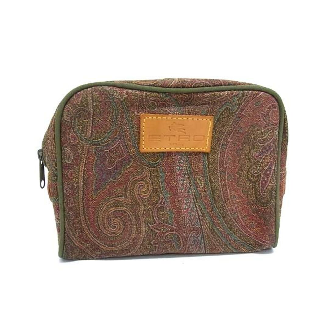 ETRO - □美品□ ETRO エトロ キャンバス ペイズリー柄 マルチポーチ