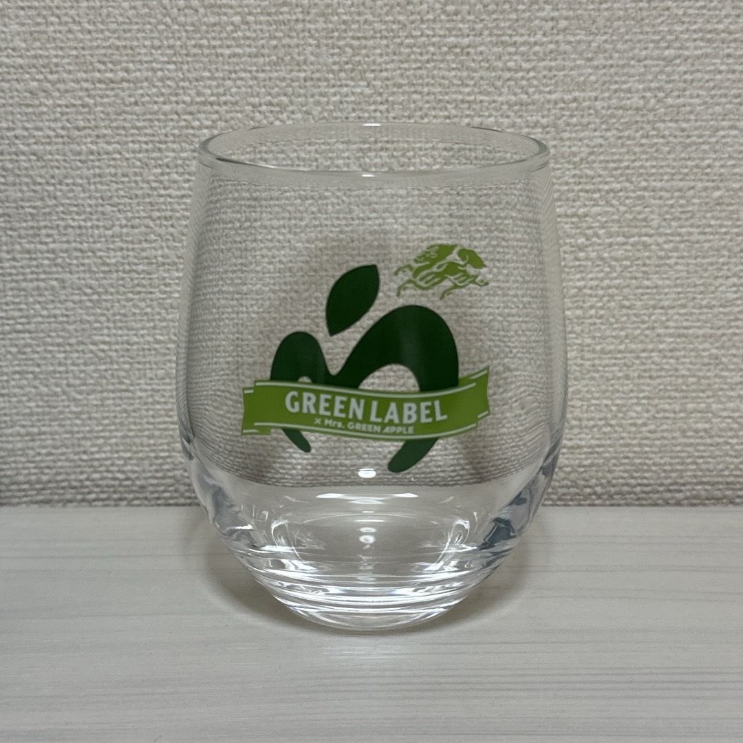 Mrs.GREEN APPLE ロゴ入グラス グリーンラベル ミセス キリン淡麗の