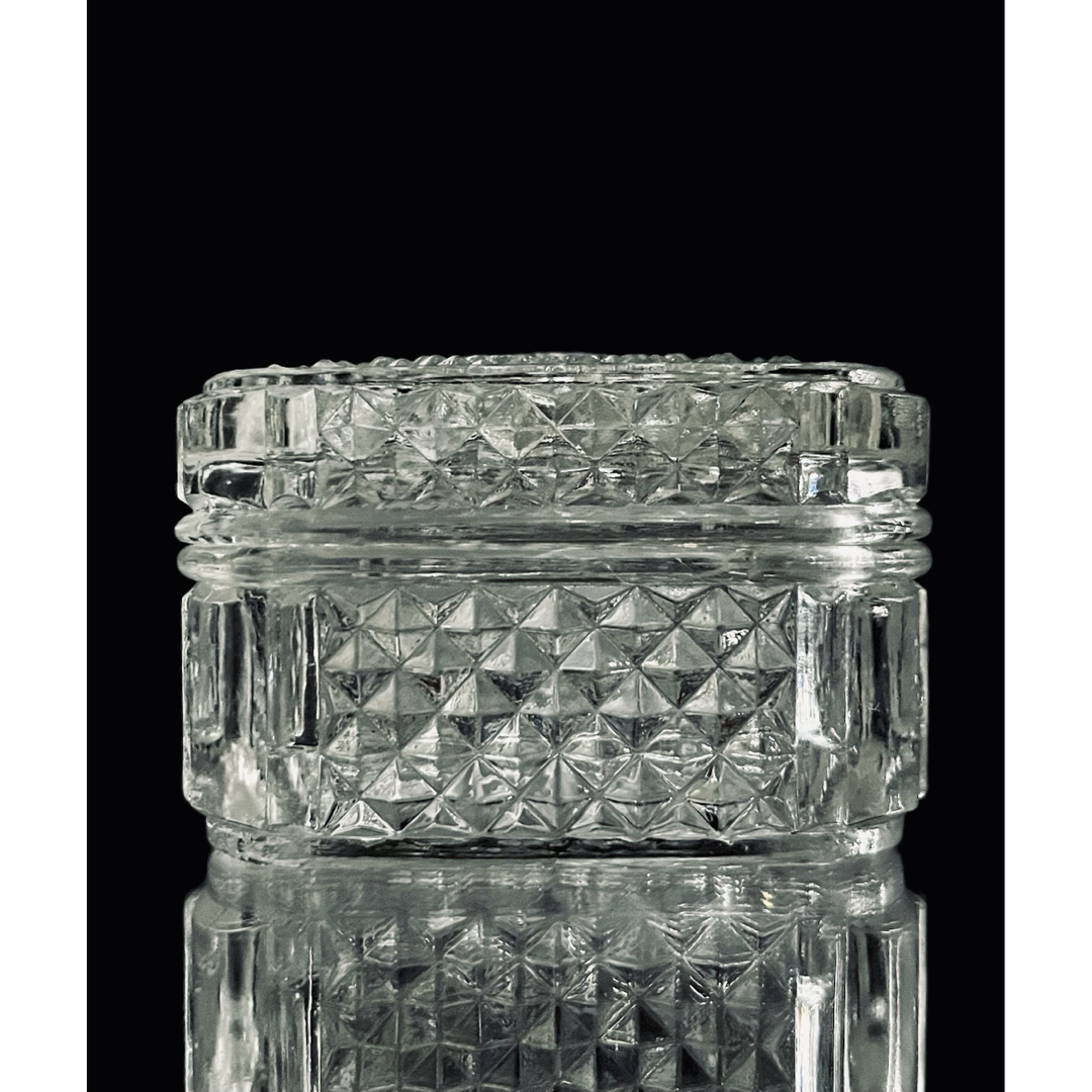 Baccarat - Baccarat オールドバカラ/※ ディアマン・ビゾー 蓋物 義山