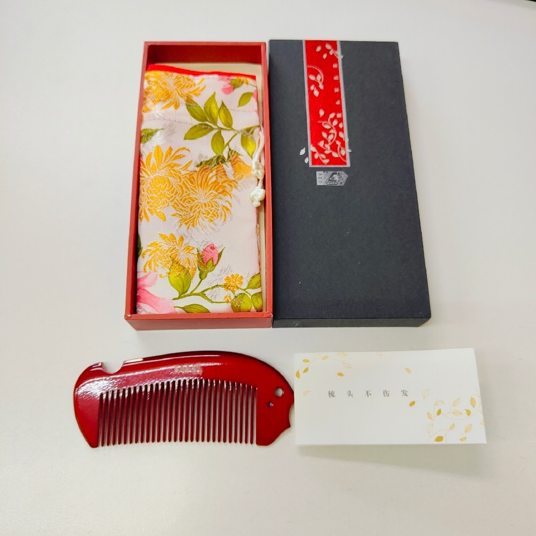 TAN'S MUJIANG 譚木匠 櫛 極美品