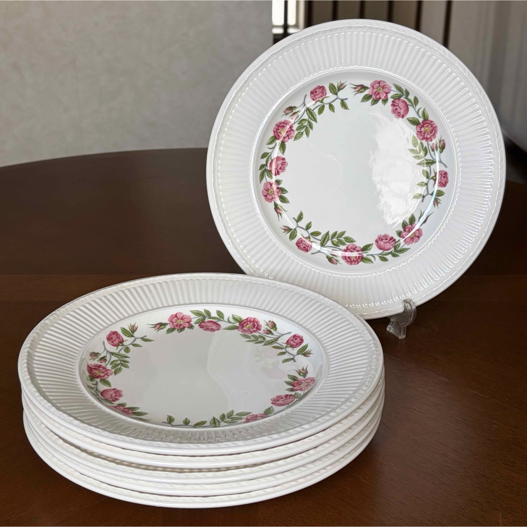 WEDGWOOD - 【レア美品】英国製 ウェッジウッド☆ロザリンド☆デザート