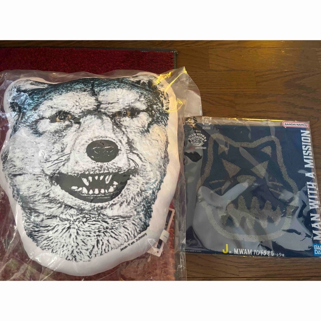 MAN WITH A MISSION - マンウィズ 一番くじ フェイスクッション