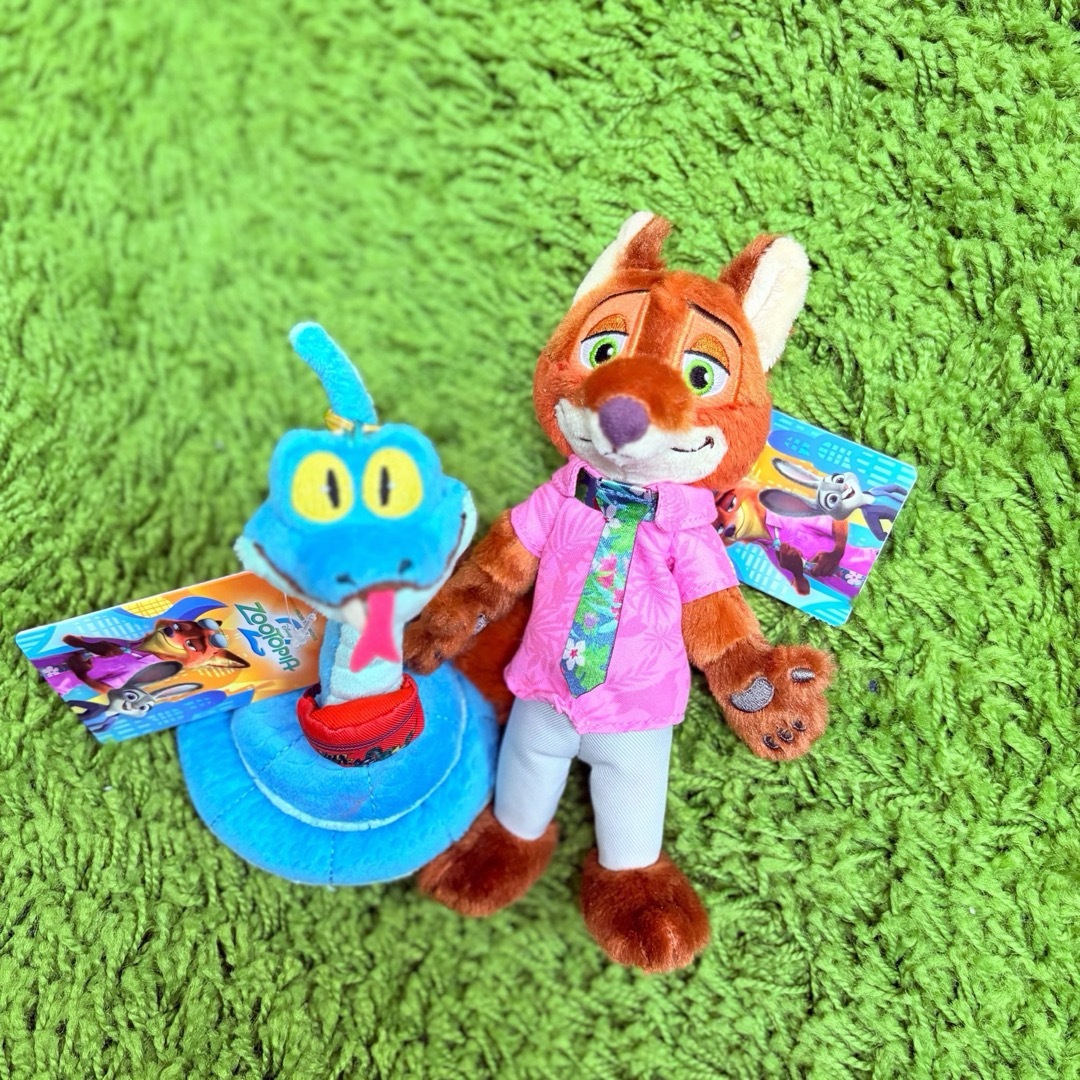 Disney - ズートピア2 ニック&ゲイリー ぬいぐるみキーチェーンの通販