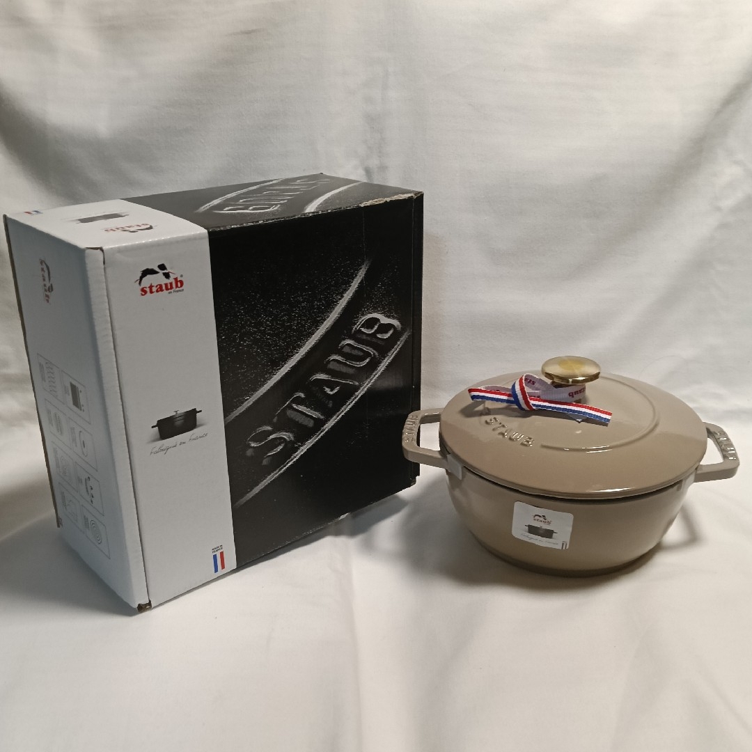 STAUB - Staub 鋳鉄鍋とグラタン皿 バッラリーニ フライパンセット