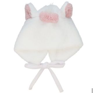 Disney - ミニー 白ラメ ファンキャップ ぬいぐるみ付 帽子の通販 by
