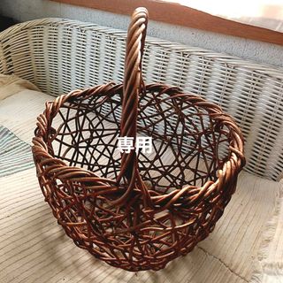 ferm LIVING ファームリビング ワイヤーバスケット M ブラス 真鍮の