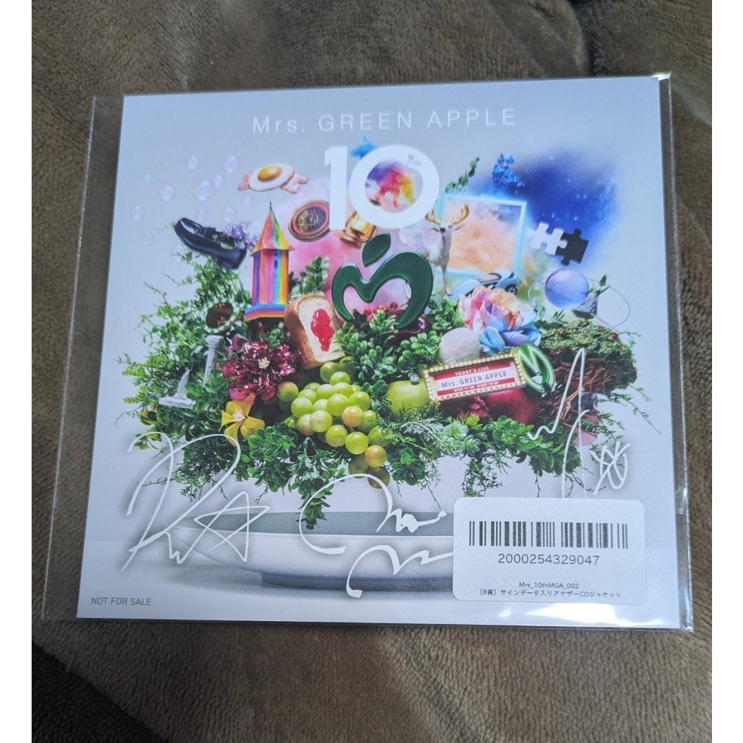 Mrs. GREEN APPLE 10 サインデータ入りアナザーCDジャケットの通販 by