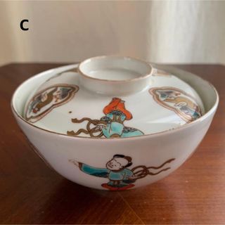 有田焼 - c古伊万里 錦唐子絵椀 蓋付き 金彩 茶碗 アンティーク 骨董