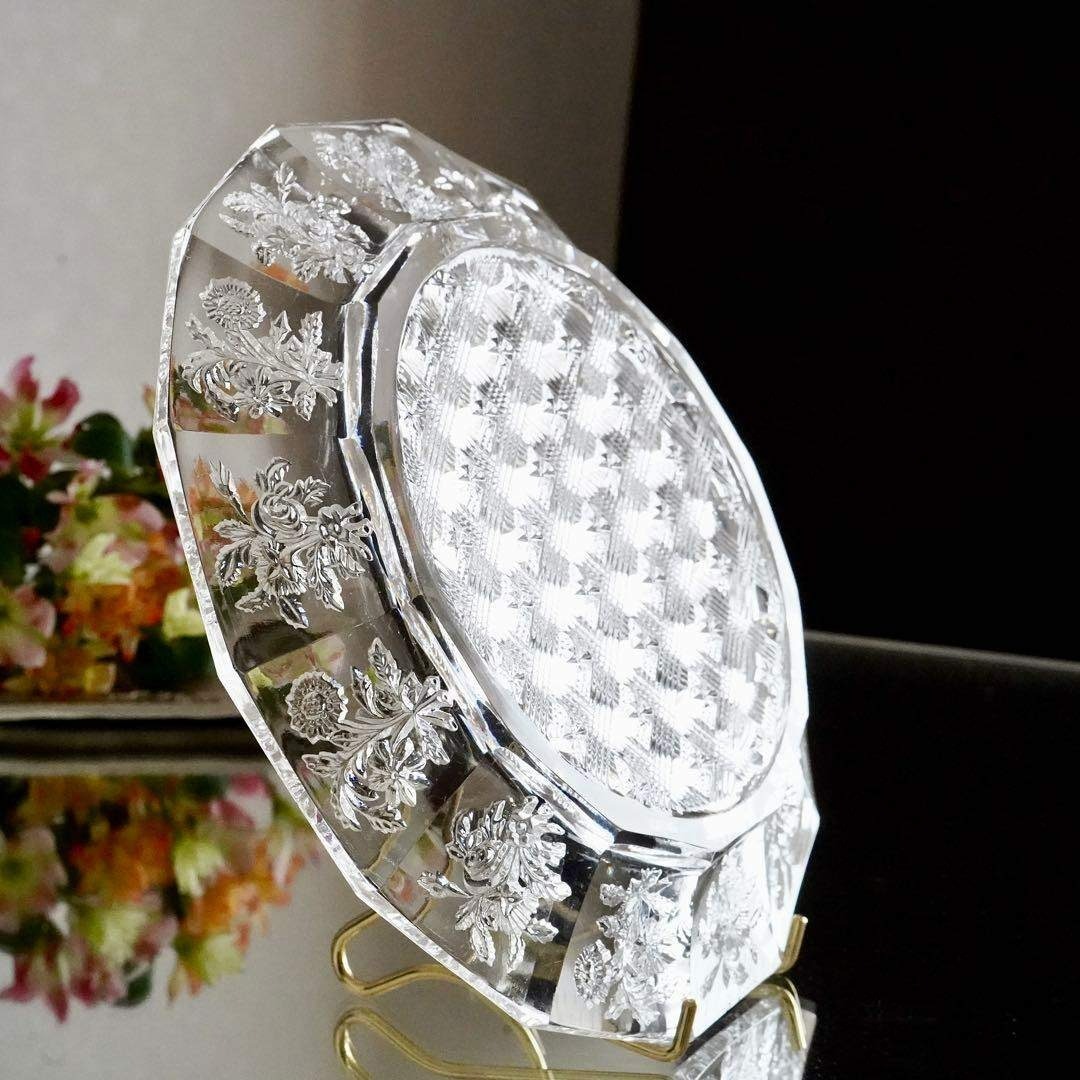 Baccarat - 1840年☆極希少オールドバカラBACCARAT 花紋クリスタル