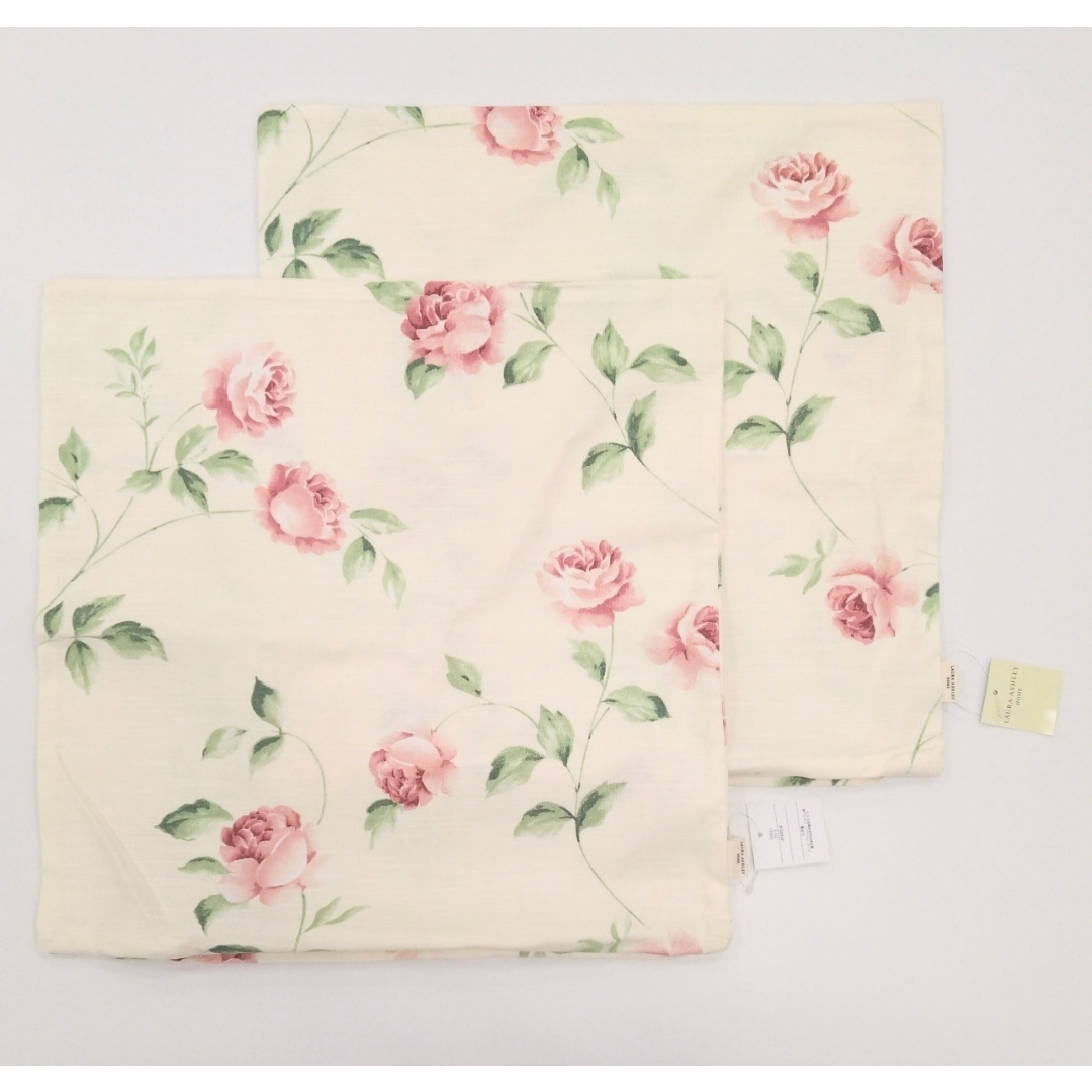 LAURA ASHLEY - ローラアシュレイ ヘーゼルウッド クッションカバー