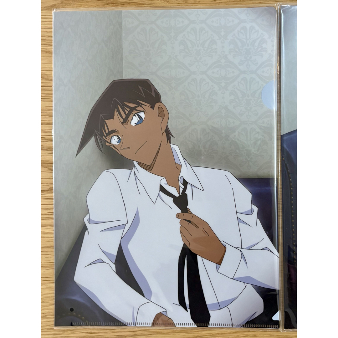 怪盗キッド 工藤新一 服部平次 クリアファイルセット スーツ 名探偵