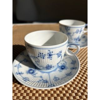 ROYAL COPENHAGEN - ロイヤルコペンハーゲン ブルーフルーテッド メガ