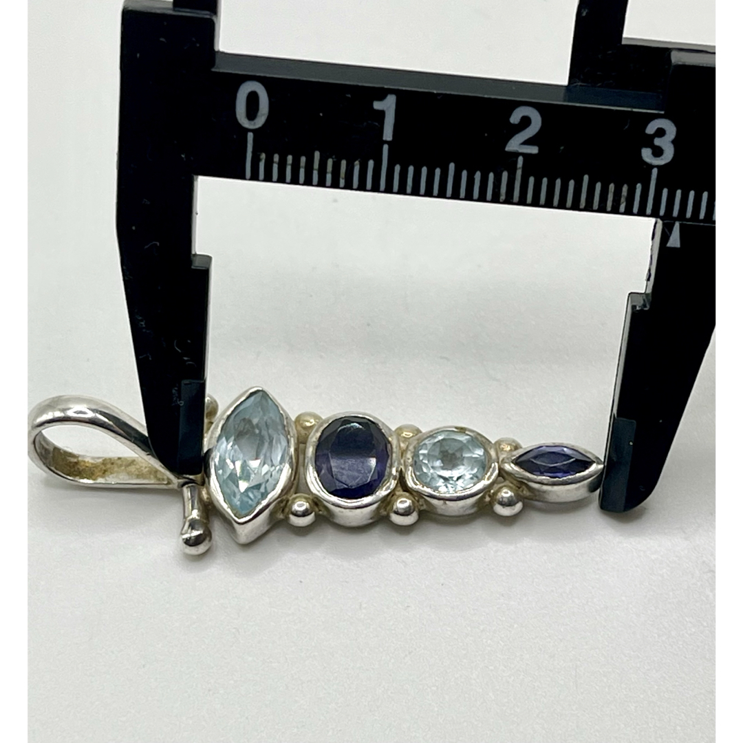 Shankari ジュエリー ペンダントヘッド アクアマリン、アメジストの