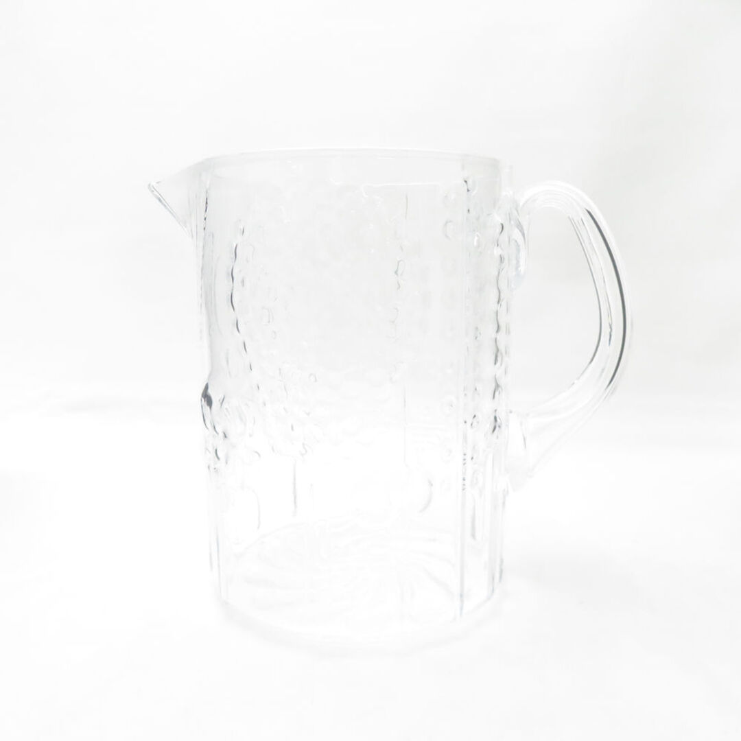 美品 Nuutajarvi ヌータヤルヴィ フローラ 120cl ピッチャー クリア 水