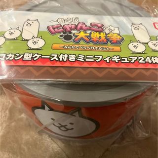 BANDAI - にゃんこ大戦争 一番くじ D賞 ネコ缶型ケース付きミニ