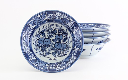 源右衛門窯 染付芙蓉手 鉢 器 食器 取鉢 サラダ 小鉢 染付 有田焼 A280