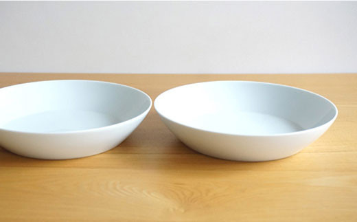 白山陶器】【2人分の食器】シンプルで実用的なS-lineセット 深皿