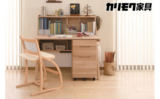 カリモク家具『学習デスクセット：ピュアナチュールF』SU3300(SS3320