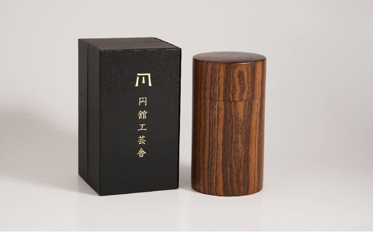 未使用品】木目が美しい□木地茶櫃□ 未使用品】木目が美しい□木地茶櫃□