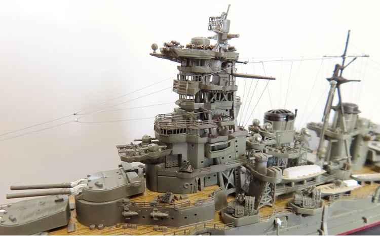 プロプラモデラーが作る！ 一点物 日本海軍 戦艦 「榛名」 1／700