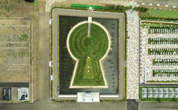 古墳墓 野田ほたるローズガーデン H．合祀墓 ／ 竹田恒泰 竹田式古墳墓