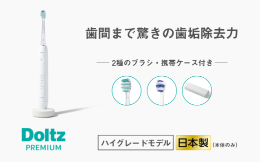 電動歯ブラシ パナソニック W音波振動ハブラシ ドルツ EW-DP58-W