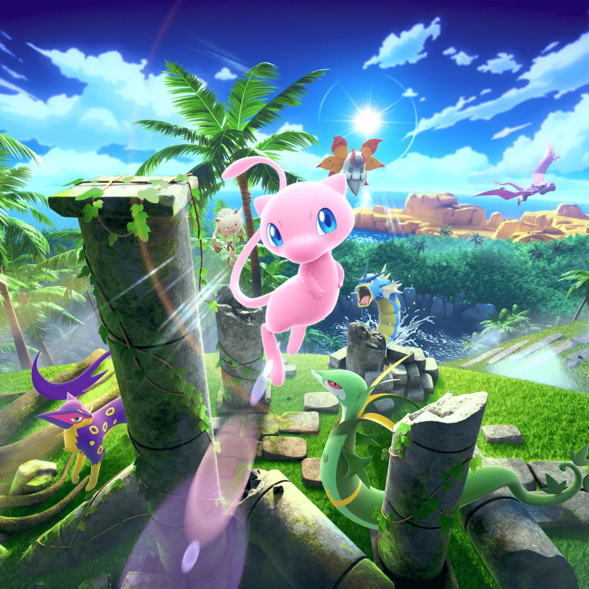 ミュウを収録した『ポケポケ』初の拡張パック「幻のいる島」の画像