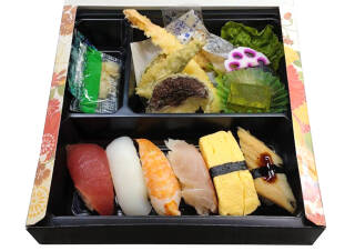 寿司・弁当持ち帰り魚文字バッグケース2000枚