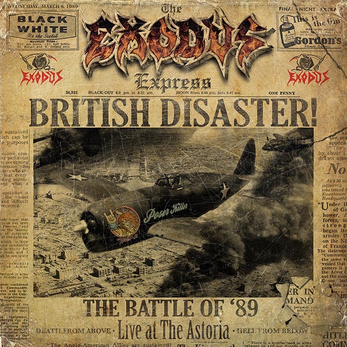 エクソダス (Exodus) 未発表ライヴ『British Disaster: The Battle Of