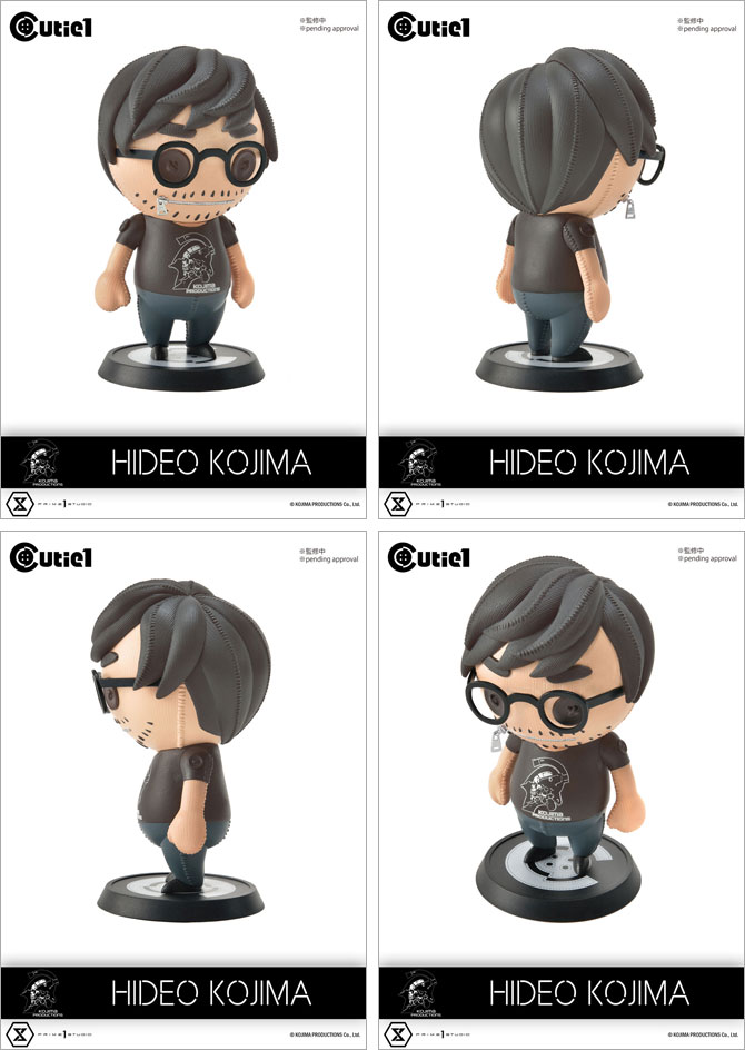 ゲームクリエイター小島秀夫監督がぬいぐるみテイストでフィギュア化