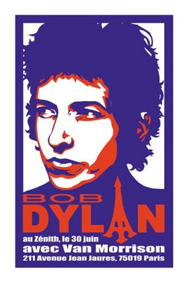 Bob Dylan: Tour Poster -Paris : Bob Dylan | HMV&BOOKS online - TPOST05