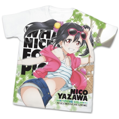 矢澤にこ ピクニックガール フルグラフィックTシャツ【S】 ラブライブ