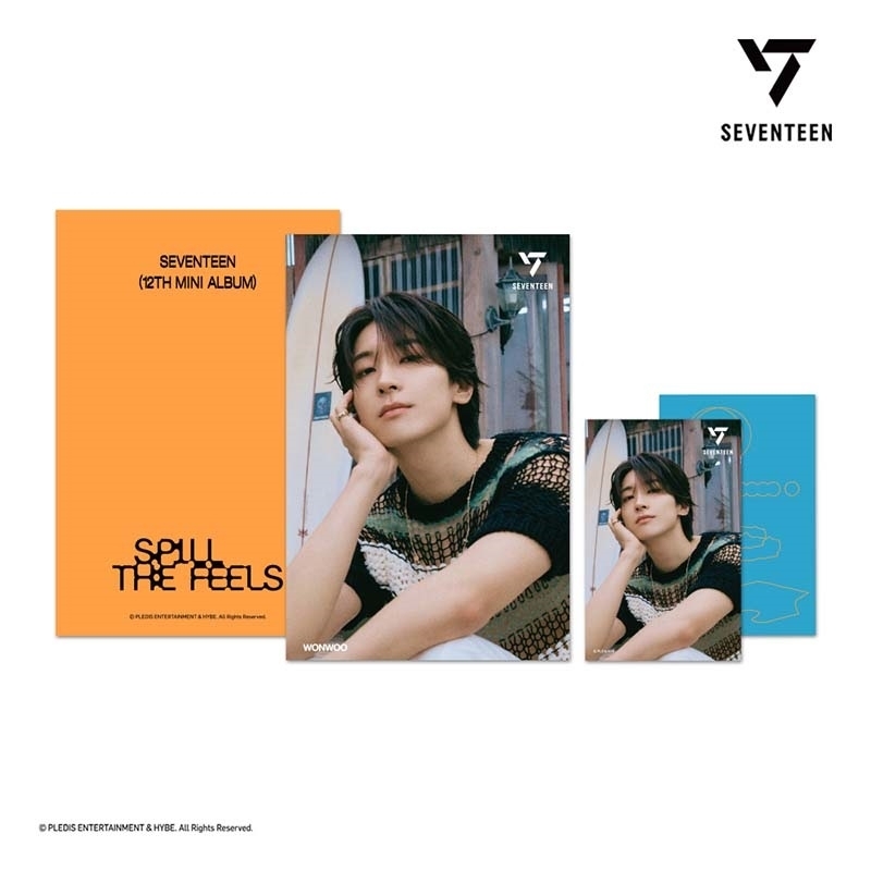 SEVENTEEN 3D LENTICULAR POSTCARD（SPILL THE FEELS Ver.）WONWOO