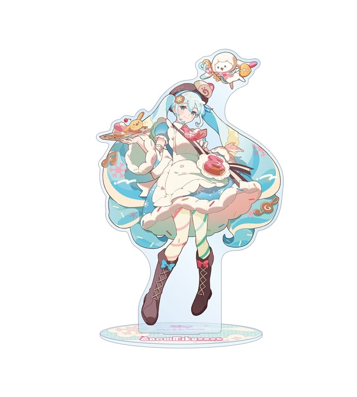 BIGアクリルスタンド 雪ミク Art by みっ君 / SNOW MIKU 2026 : 初音