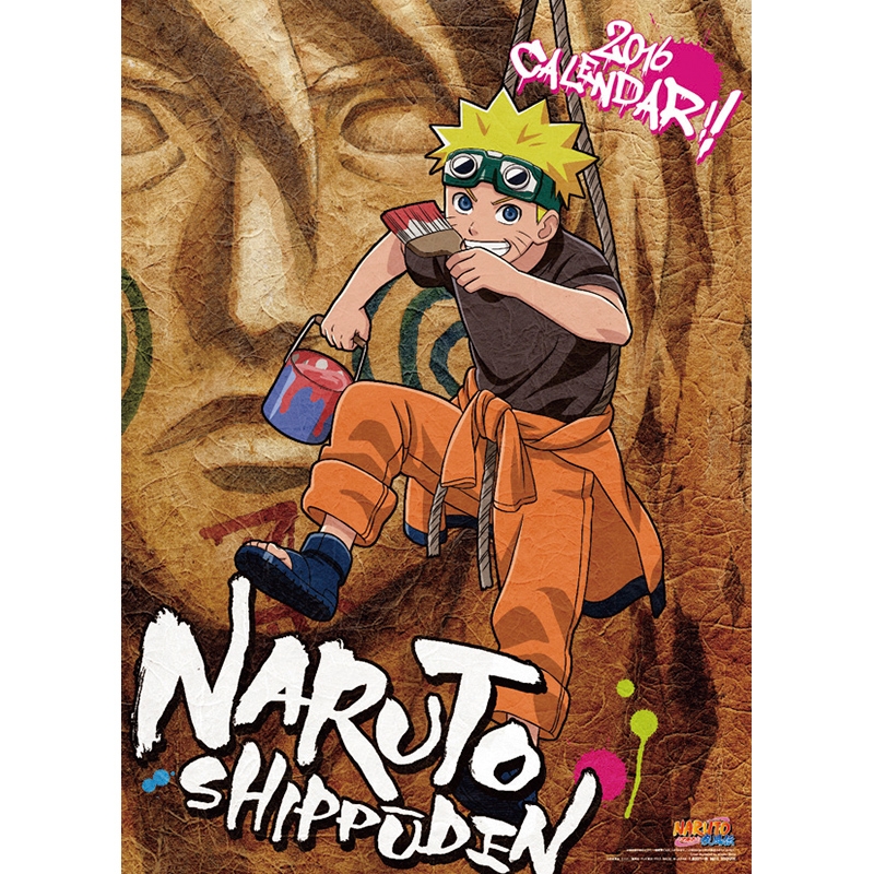 Naruto-ナルト-疾風伝(映画版)2016年カレンダー : 2016年カレンダー